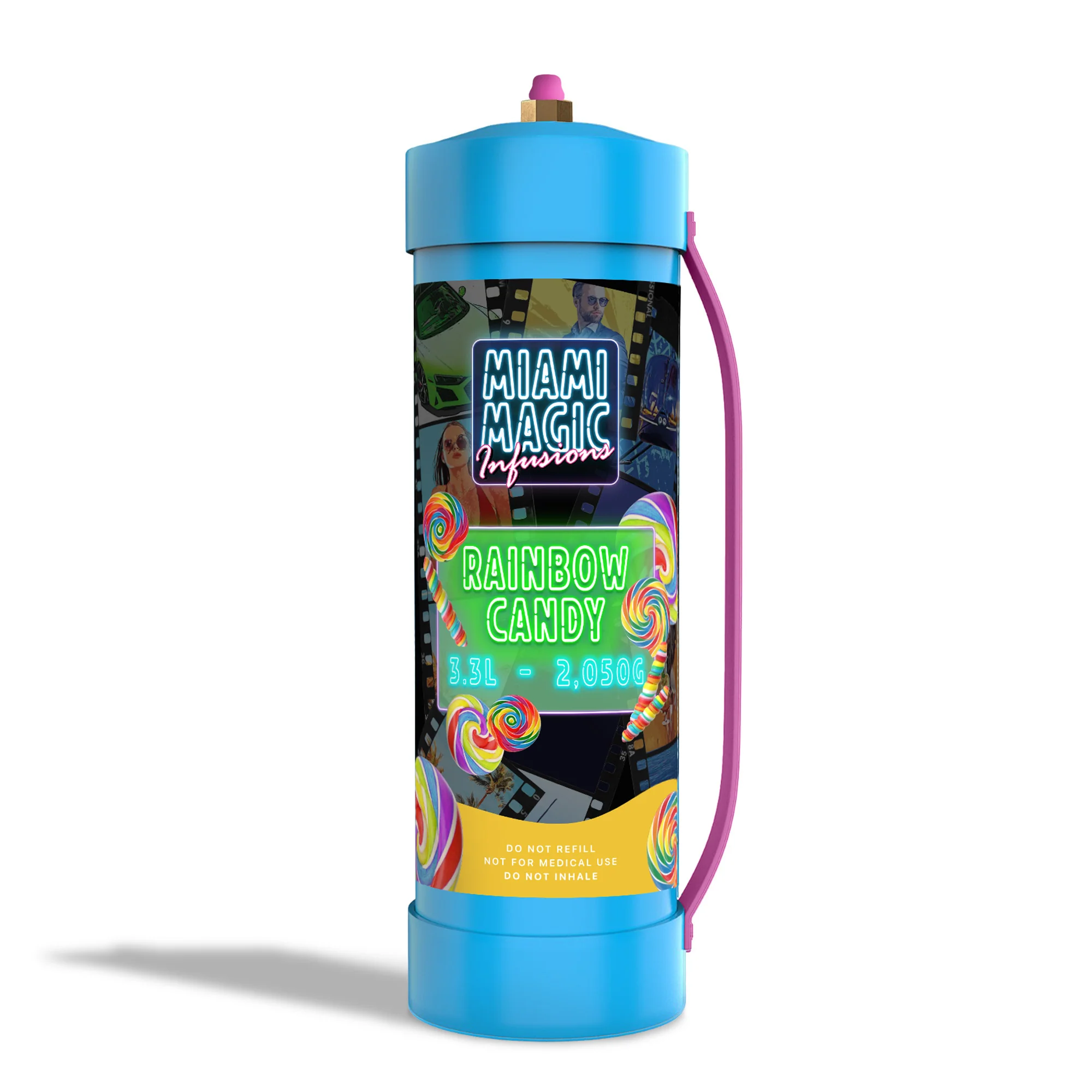 Miami Whip™️ — Premium Nitrous Oxide Chargers Rainbow Candy